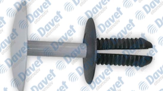 MTJ 7635A Tavan Doseme Klipsi Gri Ford